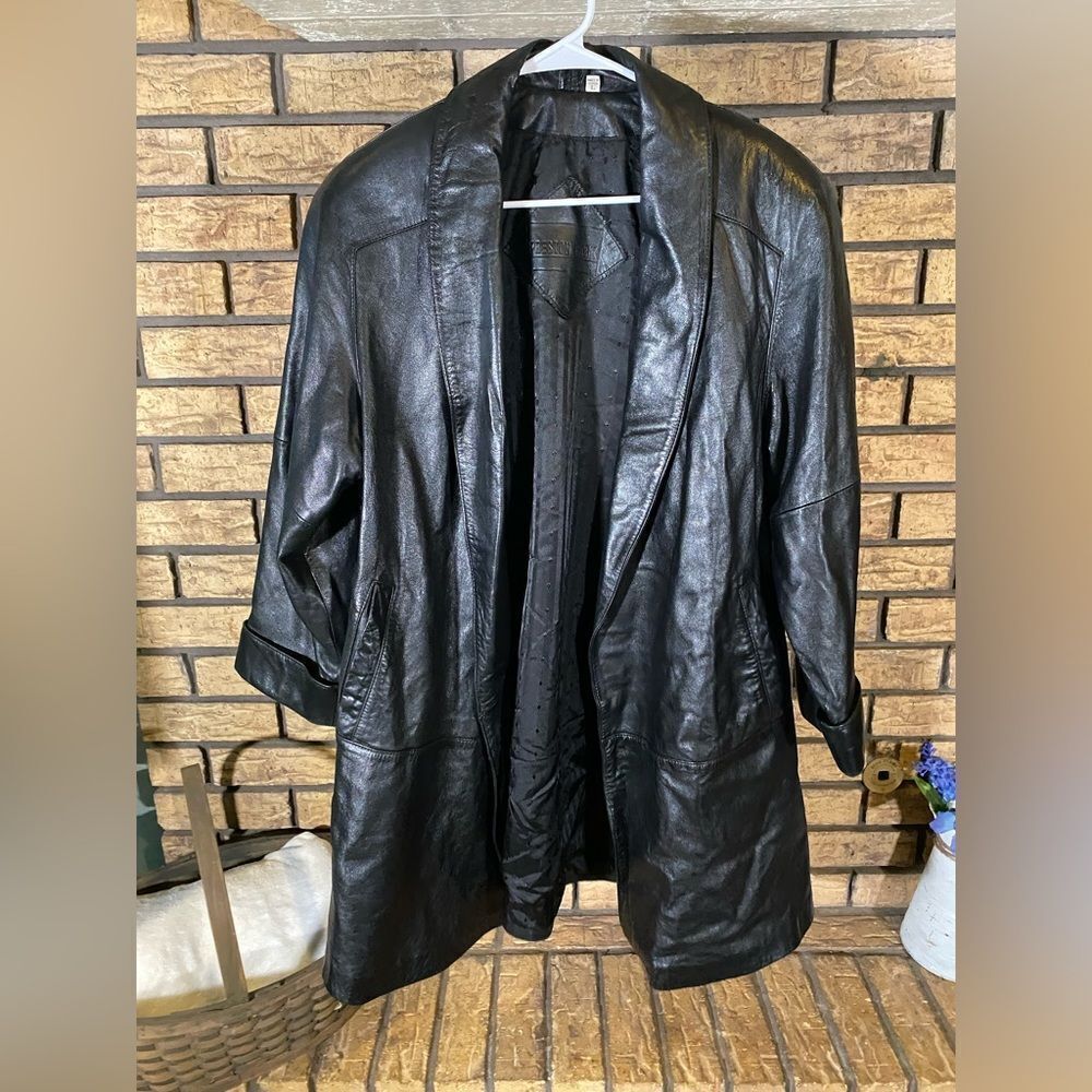 Preston & York leather jacket‎